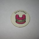 1983 Scavenger Hunt Board Game Piece: Dentures Circle Tab