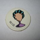 1983 Scavenger Hunt Board Game Piece: Wig Circle Tab