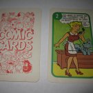 1972 Comic Card Board Game Piece: Blondie Cartoon Card #2