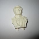 1986 Power Barons Board Game Piece: Player Pawn white Face Insert #1