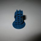 1986 Power Barons Board Game Piece: Blue Player Finance Pawn