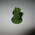1986 Power Barons Board Game Piece: Green Player Finance Pawn