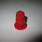 1986 Power Barons Board Game Piece: Red Player Energy Pawn