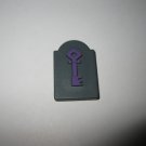 1995 Atmosfear Board Game Piece: Purple Key Tombstone