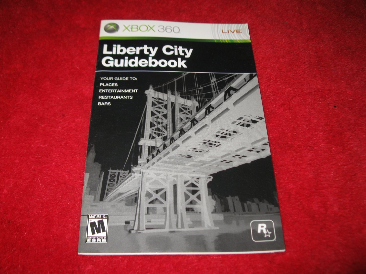 Grand Theft Auto Liberty City : Xbox 360 Video Game Instruction Booklet