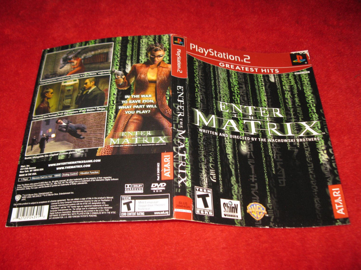 enter the matrix playstation 2