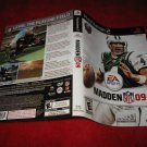 Madden 09 : Playstation 2 PS2 Video Game Case Cover Art insert