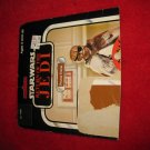 1983 Star Wars Return/ Jedi Action Figure: Prune Face- Original Cardboard Packaging Cardback