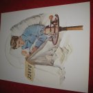 vintage Norman Rockwell: Sick Day - 10" x 13" Book Plate Print