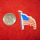 1970's American USA Refrigerator Magnet: Flag on Pole