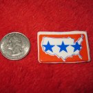 1970's American USA Refrigerator Magnet: United States w/ Stars background