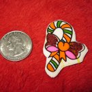 1970's Christmas Themed Refrigerator Magnet: Candy Cane