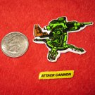 1982 G.I. Joe Cartoon Series Refrigerator Magnet: Attack Cannon w/ Label
