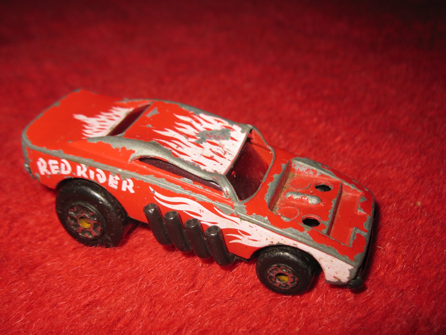 1972 red rider matchbox car