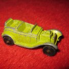 1960's ? Tootsietoy mini Die Cast Car: Roadster, green paint