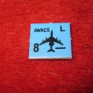 1988 The Hunt for Red October Board Game Piece: AWACS blue Square Counter