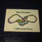 1980 TSR D&D: Dungeon Board Game Piece: Treasure 5th Level Card- Silver Necklace