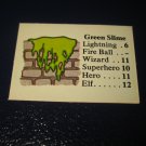 1980 TSR D&D: Dungeon Board Game Piece: Monster 5th Level - Green Slime