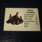 1980 TSR D&D: Dungeon Board Game Piece: Monster 5th Level - Black Pudding