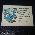 1980 TSR D&D: Dungeon Board Game Piece: Monster 6th Level - Blue Dragon