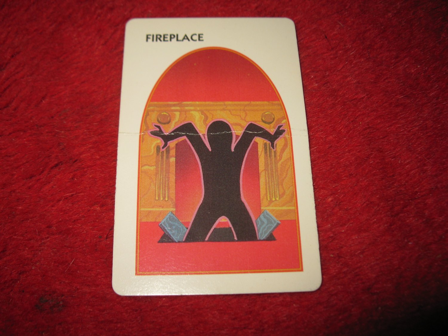 1993 - 13 Dead End Drive Board Game Piece: Fireplace Trap Card