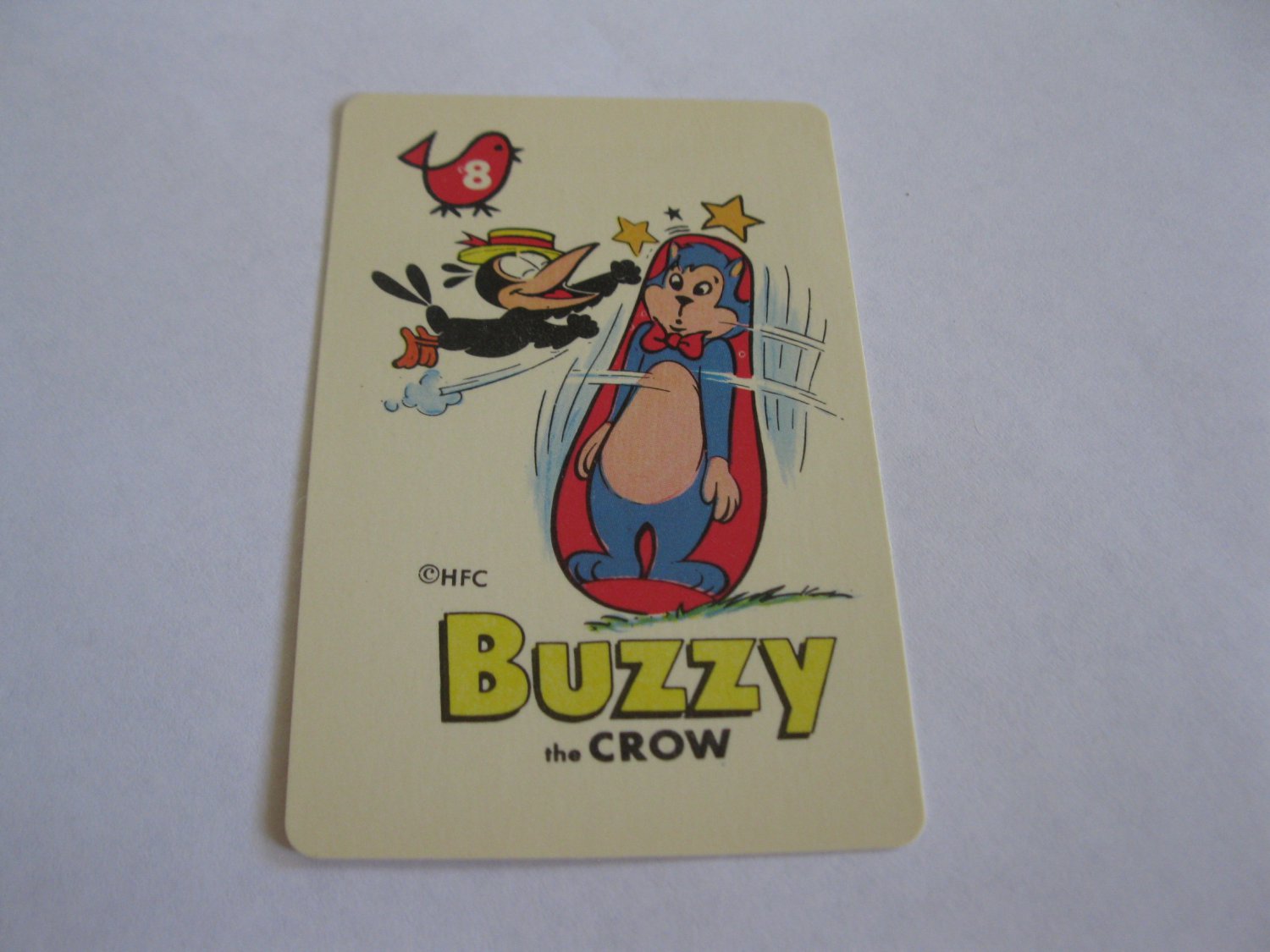 1960's Harvey Comics Edu-Card: Buzzy The Crow