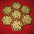 2004 HeroScape Rise of the Valkyrie Board Game Piece: Desert 7-Hex Tile