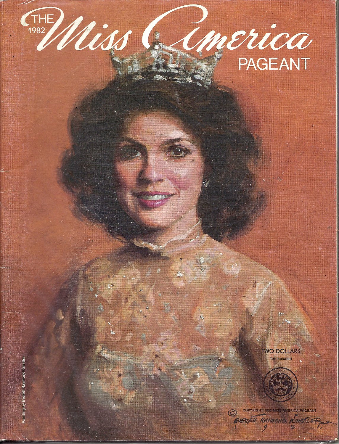 1982 Vintage Magazine Program The Miss America Pageant 1982