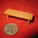 Vintage Marx Fort Apache Miniature Playset furniture: Bench