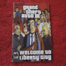 Grand Theft Atuo III, Liberty City : Playstation 2 PS2 Video Game Instruction Booklet