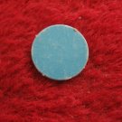 1970 Squirmy Wormy Board Game Piece: Blue round marker