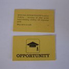 1965 Careers Board Game Piece: Yellow Special Opportunity Card - Politics