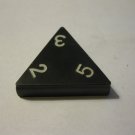 1985 Tri-ominoes Board Game Piece: Triangle # 2-3-5