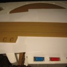 Vintage 1989 Aurora Devil's Ditch Slot Car Playset piece: 15" Terminal Straight Track Section
