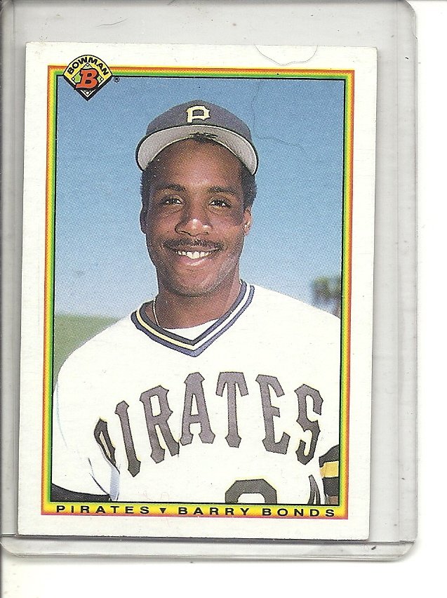 (b32) 1990 Bowman 181 Barry Bonds Baseball Card