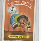 (B-3) 1986 Garbage Pail Kids sticker card #175b: Johnny One-Note