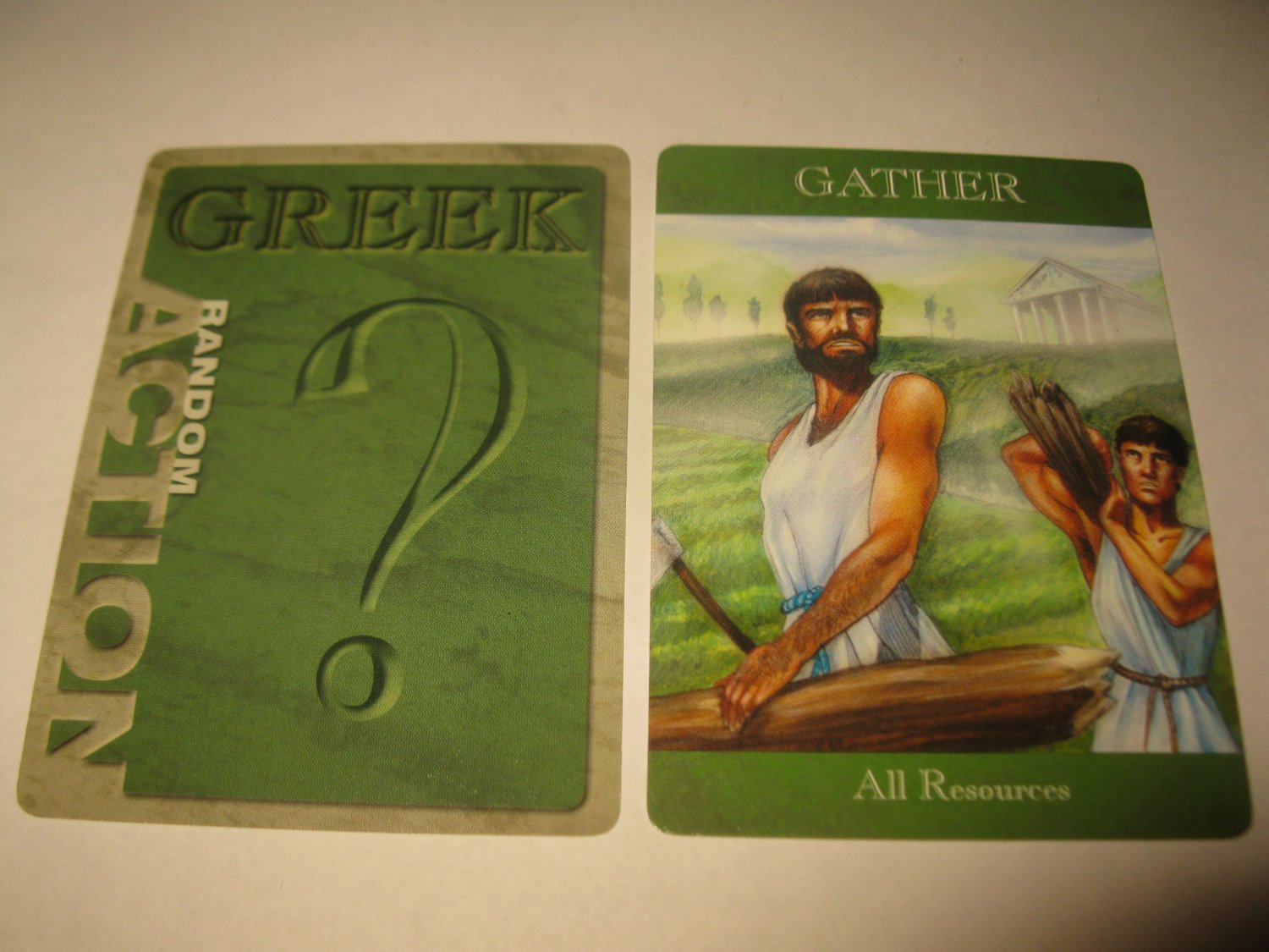 2003 Age of Mythology Board Game Piece Greek Random Card Gather