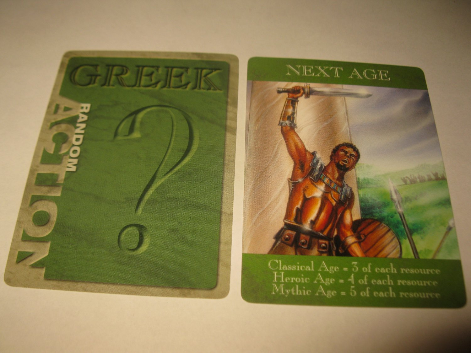 2003 Age of Mythology Board Game Piece: Greek Random Card - Next Age