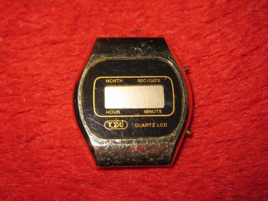 Lcd wrist outlet watch