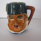 (MX-4) Vintage 2" tall Toby Mug / Toothpick Holder - Made in Occupied Japan