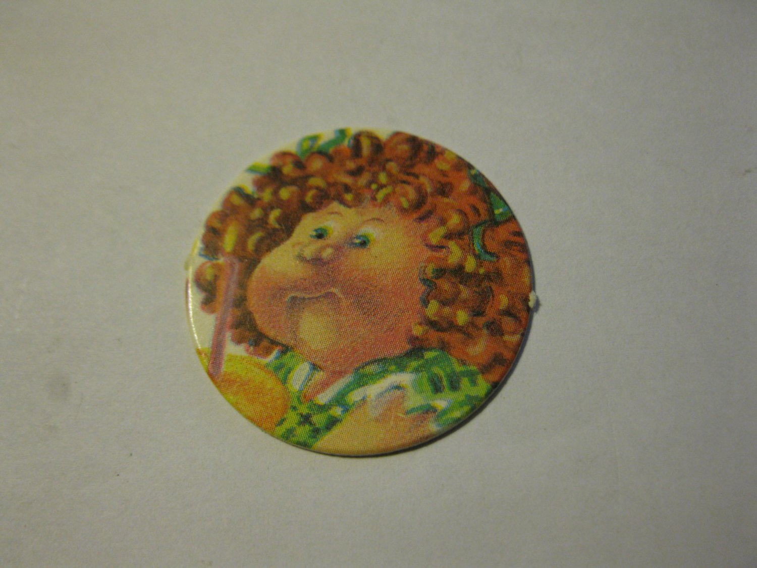 1984 Cabbage Patch Kids Board Game Piece: Red Headed round chip
