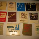 (MX-5) lot of old vintage Rear Strike matchbooks, variety, all are unused & full
