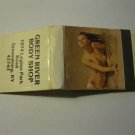 (MX-5) vintage Rear Strike Nudie Girl Matchbook - Full / Unused