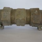 (MX-6) 1.5" Ford Meter Co. Straight Coupling, 3 part, Solid Brass