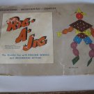 vintage 1950's Rig-A-Jig Building Set Piece: Instruction Booklet - severely damaged