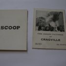 1958 Star Reporter Board Game Piece: Scoop Card - Cragville