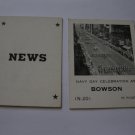1958 Star Reporter Board Game Piece: News Card - Bowson
