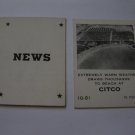 1958 Star Reporter Board Game Piece: News Card - Citco