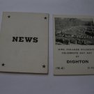 1958 Star Reporter Board Game Piece: News Card - Dighton