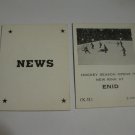 1958 Star Reporter Board Game Piece: News Card - Enid